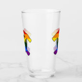Geologist's Rock Hammer Shield - LGBT Regenboog Vl Glas (Links)