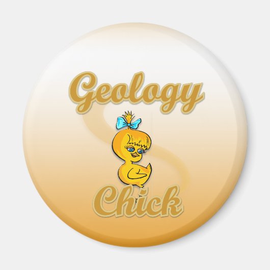 Geology Chick Magneet (Voorkant)