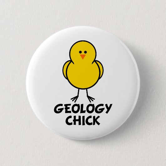Geology Chick Ronde Button 5,7 Cm (Voorkant)