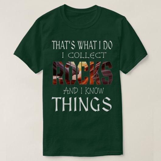 Geology Funny Rock and Mineral Collector Geologist T-shirt (Design voorkant)