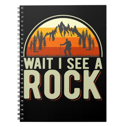 Geology Funny Rock Collecting Geologist Notitieboek (Voorkant)