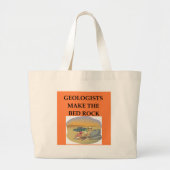 GEOLOGY-geologe cadeaus Grote Tote Bag (Voorkant)