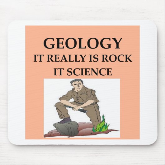 GEOLOGY-geologe cadeaus Muismat (Voorkant)