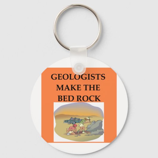 GEOLOGY-geologe cadeaus Sleutelhanger (Voorkant)