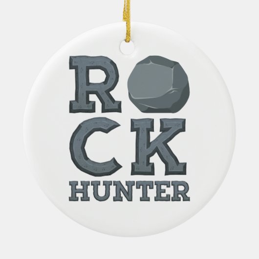 Geology Geologist Rock Hunter Keramisch Ornament (Achterkant)