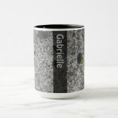 Geology Granite Rock Texture met Moss any Name Mok (Midden)