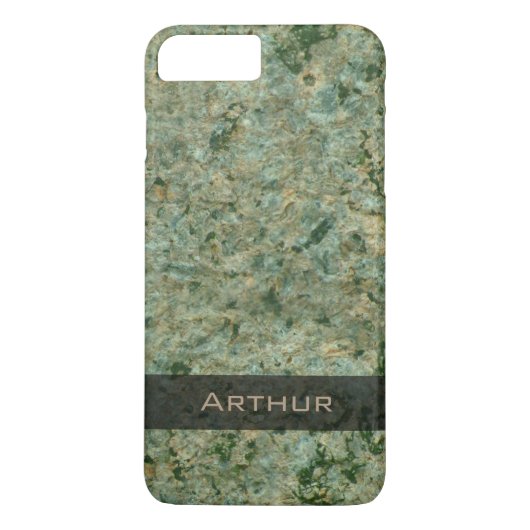 Geology Green Rock Texture Photo Case-Mate iPhone Case (Achterkant)