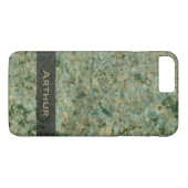 Geology Green Rock Texture Photo Case-Mate iPhone Case (Achterkant (Horizontaal))