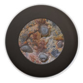 Geology Grungy Sedemantary Rock Texture Keramische Knop (Voorkant)