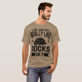 Geology I Just Really Like Rocks girl T-shirt (Voorkant volledig)