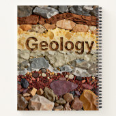 Geology Layered Rocks Earth Science Personalized Notitieboek (Achterkant)