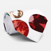 Geology - Men's Custom Necktie Stropdas (Opgerold)