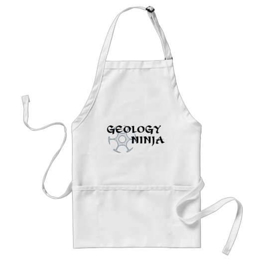 Geology Ninja Apron Standaard Schort (Voorkant)