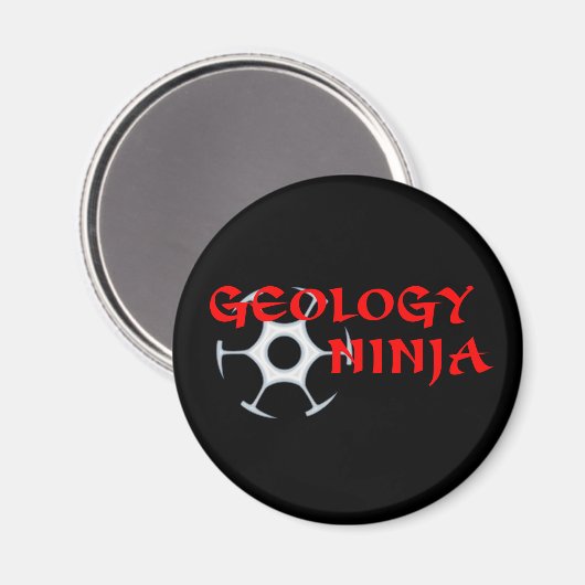 Geology Ninja Magneet (Voorkant / Achterkant)