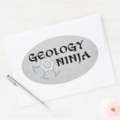 Geology Ninja Sticker (Envelop)