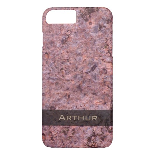 Geology Pink Rock Texture Photo Case-Mate iPhone Case (Achterkant)
