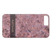 Geology Pink Rock Texture Photo Case-Mate iPhone Case (Achterkant (Horizontaal))