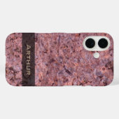 Geology Pink Rock Texture Photo Case-Mate iPhone Case (Achterkant (horizontaal))