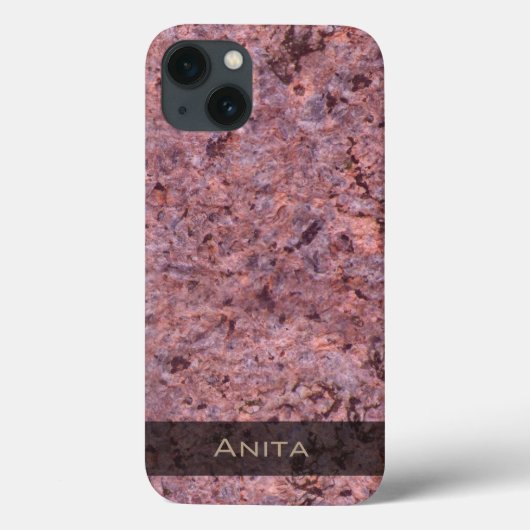Geology Pink Rock Texture Photo Case-Mate iPhone Case (Achterkant)