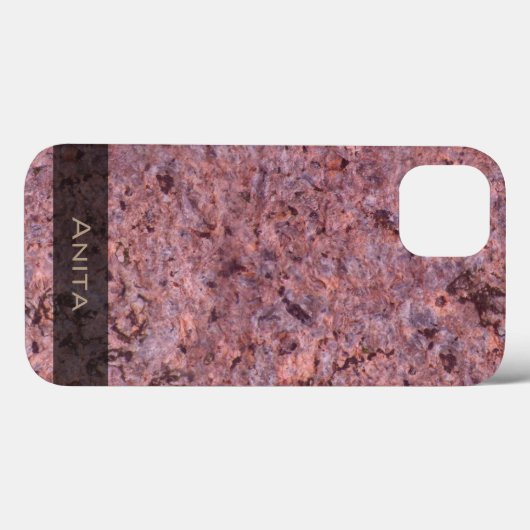 Geology Pink Rock Texture Photo Case-Mate iPhone Case (Achterkant (horizontaal))