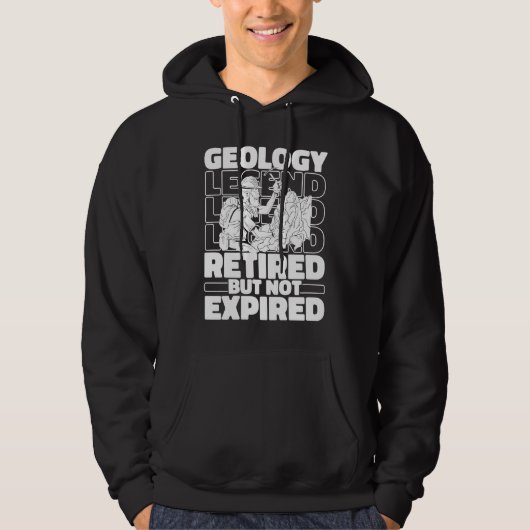 Geology Retired Geophysics  Geologist Hoodie (Voorkant)