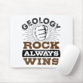 Geology Rock Always Wins Muismat (Met muis)