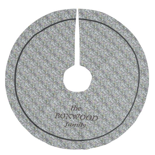 Geology Rock Granite Texture Pastel Stippen met Te Kerstboom Rok (Voorkant)