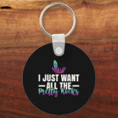 Geology Rock Hunting Ik wil gewoon alle  Ro Sleutelhanger (Voorkant)