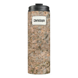 Geology Rock Texture Custom Name Thermosbeker