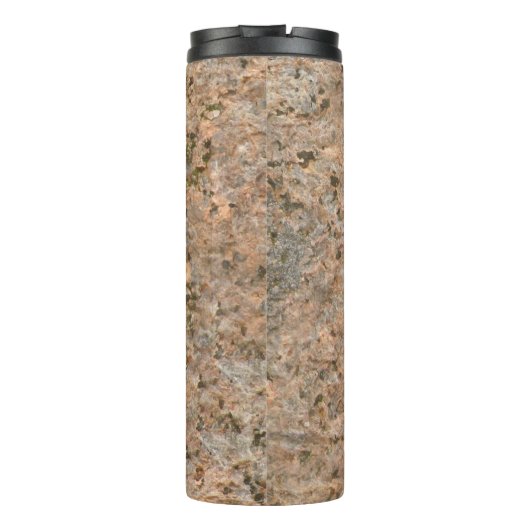 Geology Rock Texture Custom Name Thermosbeker (Achterkant)