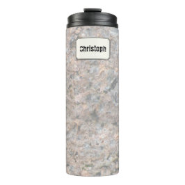 Geology Rock Texture Custom Name Thermosbeker