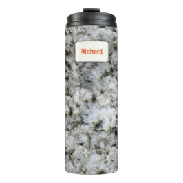 Geology Rock Texture Custom Name Thermosbeker