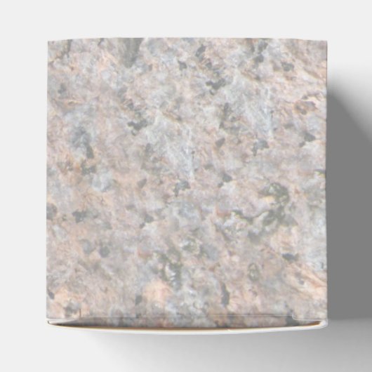 Geology Rock Texture Label met elke tekst Bedankdoosjes (Bovenkant)