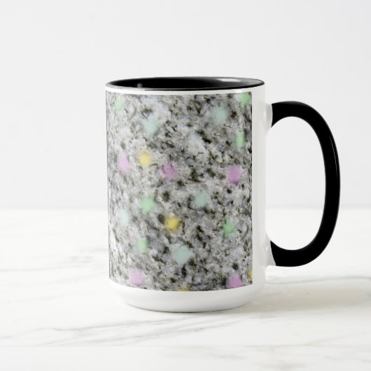 Geology Rock Texture Pastels met willekeurige naam Mok (Rechts)