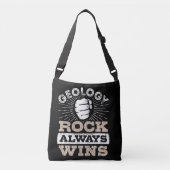 Geology Rock wint altijd grappige Geoloog Crossbody Tas (Voorkant)