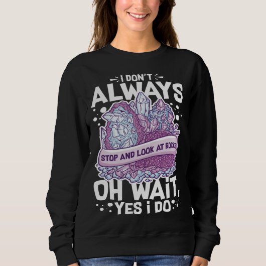 Geology Rockhounding Rock Geode Geologist Collecto Trui (Voorkant)