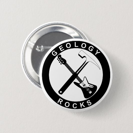 Geology Rocks Button (Voorkant /achterkant)