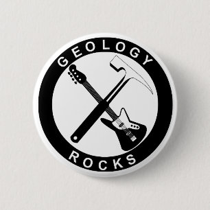 Geology Rocks Button