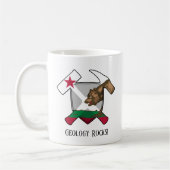 "Geology Rocks" California Beer Flag Hammer Logo Koffiemok (Links)