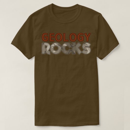 Geology Rocks Funny Geology Pun Science Humor Scie T-shirt (Design voorkant)