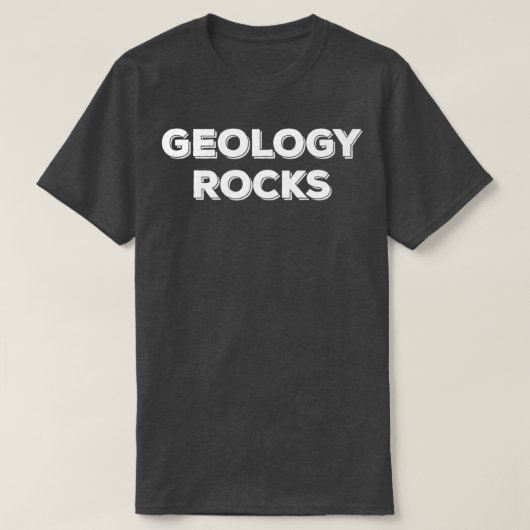 Geology Rocks Funny Science Pun Geoloog Cool for T-shirt (Design voorkant)