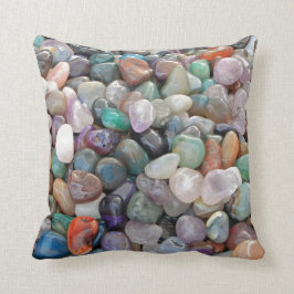 Geology Rocks Gem semiedele Stone Quartz Kussen