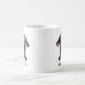 "Geology Rocks" Hamer Logo met Hawaïaanse Lava Flo Koffiemok (Center)