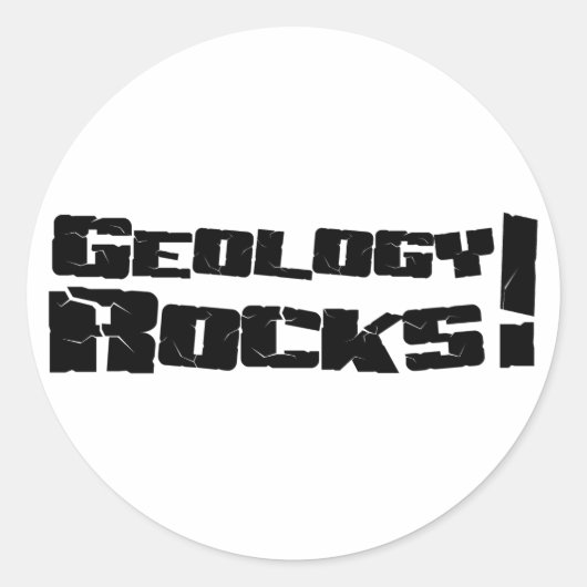 Geology Rocks Sticker (Voorkant)