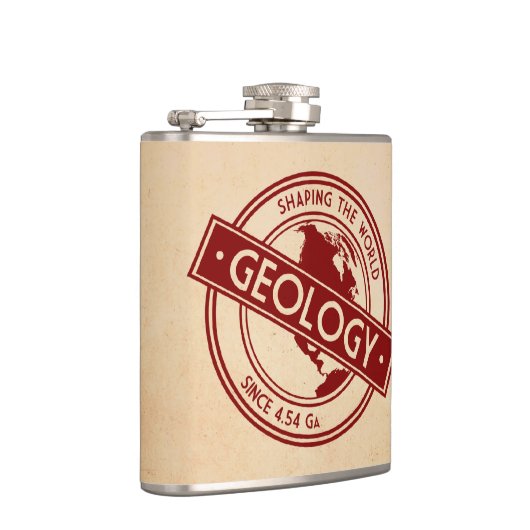 Geology- Shaping the World Logo (North America) Heupfles (Rechts)