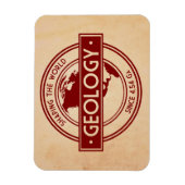 Geology- Shaping the World Logo (North America) Magneet (Verticaal)