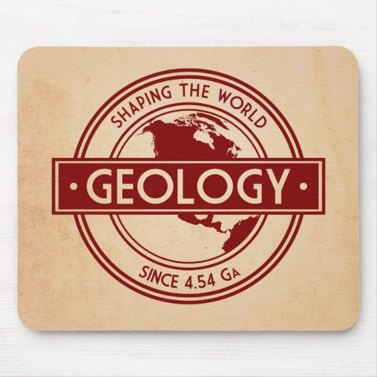 Geology- Shaping the World Logo (North America) Muismat (Voorkant)