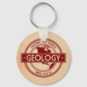 Geology- Shaping the World Logo (North America) Sleutelhanger (Voorkant)