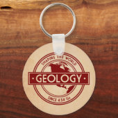 Geology- Shaping the World Logo (North America) Sleutelhanger (Voorkant)