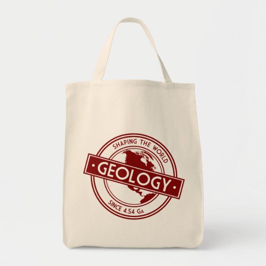 Geology- Shaping the World Logo (North America) Tote Bag (Voorkant)